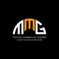 mmg letter logo creatief ontwerp met vectorafbeelding vector