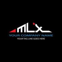 mlx letter logo creatief ontwerp met vectorafbeelding vector