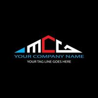 mcg letter logo creatief ontwerp met vectorafbeelding vector