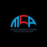 mcp letter logo creatief ontwerp met vectorafbeelding vector