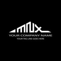 mnx letter logo creatief ontwerp met vectorafbeelding vector