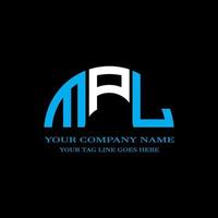 mpl letter logo creatief ontwerp met vectorafbeelding vector