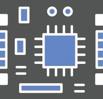 moederbord pictogramstijl vector