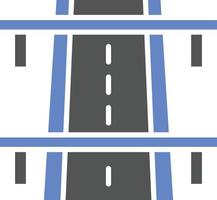 snelweg pictogramstijl vector