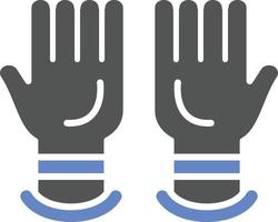 handschoenen pictogramstijl vector