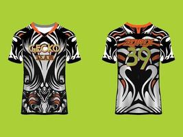 universele jersey team- en clubsport en esport vector