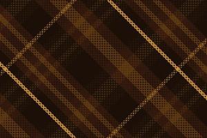 tartan geruit patroon met textuur en warme kleur. vector