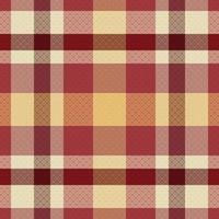 tartan geruit patroon met textuur en warme kleur. vector