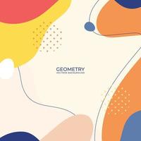 abstracte achtergrond met geometrische vormen vector