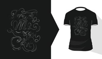 grafische kalligrafie inspirerende citaten typografie t-shirts ontwerp premium vector