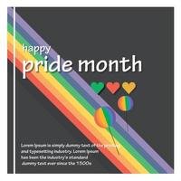 trots maand lgbt gratis vector