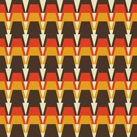 abstracte geometrische pijl vorm vintage kleur naadloze patroon achtergrond. gebruik voor stof, textiel, interieurdecoratie-elementen, stoffering, verpakking. vector