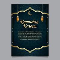 elegand ramadan kareem islamitische achtergrond vector