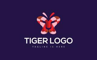 tijger logo ontwerp vector