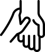 handmassage vectorillustratie op een background.premium kwaliteit symbolen.vector iconen voor concept en grafisch ontwerp. vector