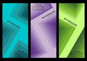 abstracte achtergrond met kleurrijke geometrische lijnen. vector illustratie set