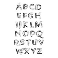 abstract handschrift lettertype vector