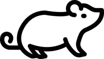 rat vectorillustratie op een background.premium kwaliteit symbolen.vector pictogrammen voor concept en grafisch ontwerp. vector