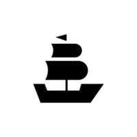illustratie vectorafbeelding van schip icon vector