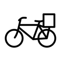 illustratie vectorafbeelding van fiets icon vector