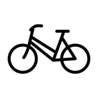 illustratie vectorafbeelding van fiets icon vector