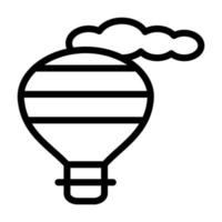 illustratie vectorafbeelding van luchtballon icon vector