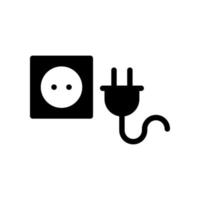 illustratie vectorafbeelding van plug in icon vector