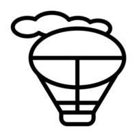 illustratie vectorafbeelding van luchtballon icon vector