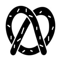 illustratie vectorafbeelding van pretzel icon vector