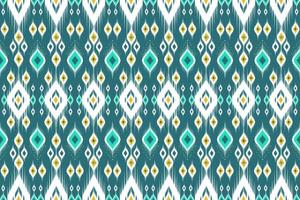 geometrische etnische oosterse ikat patroon traditioneel ontwerp voor achtergrond,tapijt,behang,kleding,inwikkeling,batik,stof,vector illustration.embroidery stijl. vector