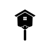 huislogo, huispictogram. huis pictogram vector geïsoleerd op een witte achtergrond. startpictogram eenvoudig teken