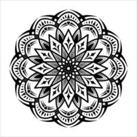 mandala vector zwart en wit vintage ornament 05