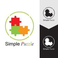 puzzel vector pictogram afbeelding achtergrond