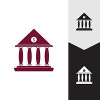 zakelijke en financiële pictogram bank vectorillustratie vector