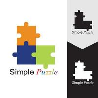 puzzel vector pictogram afbeelding achtergrond