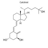 skeletformule van chemisch element vector