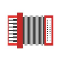 accordeon lijn icoon vector