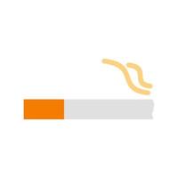 sigaret teken lijn pictogram vector