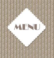 restaurant menu sjabloon vectorillustratie vector