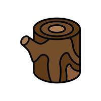 log hout vector voor website symbool pictogram presentatie