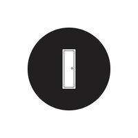 toilet badkamer deur vector voor website symbool pictogram presentatie