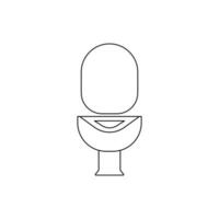 toilet kast vector voor website symbool pictogram presentatie