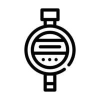 hardheidsmeter of durometer lijn pictogram vectorillustratie vector