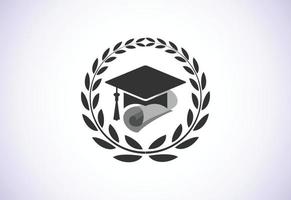 diploma uitreiking. gefeliciteerd afgestudeerden ontwerpen voor postzegels, logo's, kaarten en uitnodigingen. vector