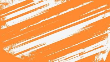 abstracte grunge streep sport oranje op witte achtergrond vector