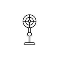 illustratie vectorafbeelding van stand fan icon vector