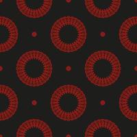 chinese zwarte en rode abstracte naadloze vector achtergrond. behang in een vintage stijlsjabloon. grafisch ornament voor behang, stof, verpakking, verpakking. eenvoudige stijl, vectorillustratie.