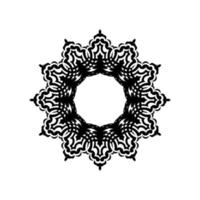 mandala. etnische decoratieve elementen. hand getekende achtergrond. islam, arabisch, indisch, ottomaanse motieven. vector