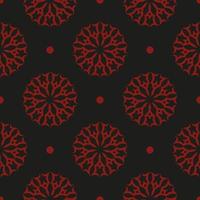 chinese zwarte en rode abstracte naadloze vector achtergrond. behang in een vintage stijlsjabloon. grafisch ornament voor behang, stof, verpakking, verpakking. eenvoudige stijl, vectorillustratie.