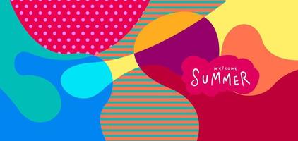 abstracte kleurrijke zomer achtergrond vector